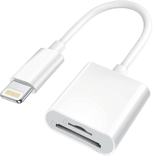 Adapter Lightning to SD/TF Card Camera Reader