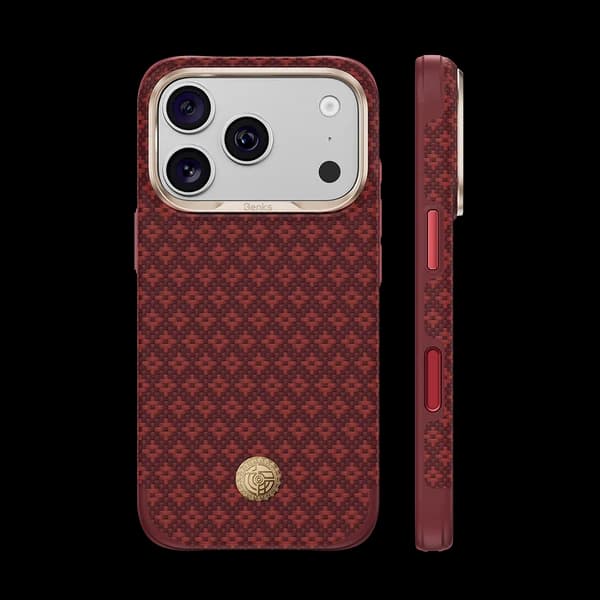 ArmorEdge Red Case built with Kevlar® for iPhone 18 Pro/Pro Max