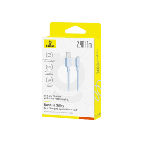 Fisha Baseus Silky 2.4A 1M USB to iPhone